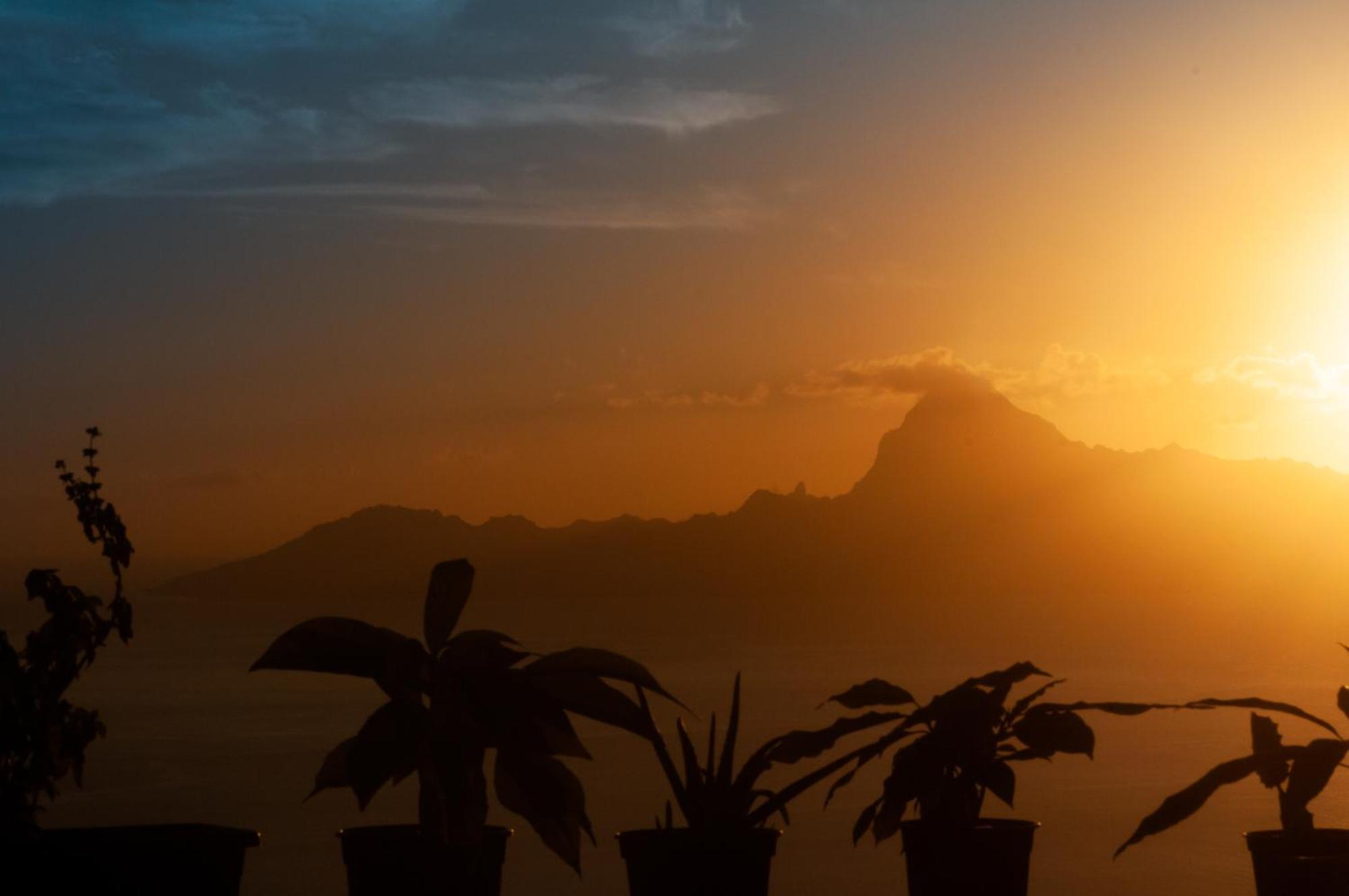 Appartement Vue Sur Moorea à Punaauia  Extérieur photo
